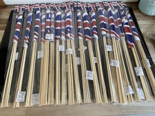 New 20 Packs Of Union Jack Go Flags On Sticks 4 In Packet Job Lot Wholesale