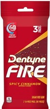 Dentyne Fire Sugar Free Gum Spicy Cinnamon, 16 Piece, Pack of 3 
