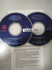 Compaq Presario Model 7000 Quick Restore Disc 1 & 2 (2000) for Windows 98 SE=NEW