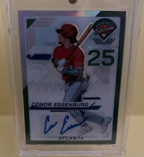Panini 2025 Prospect Edition Prizm Conor Essenburg Auto #121 Braves