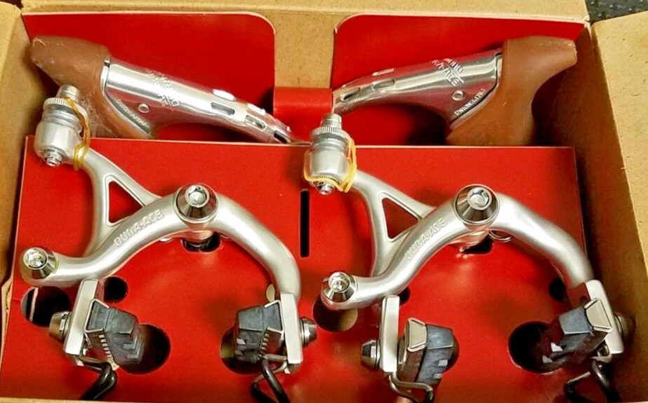 Conjunto de freios e alavancas de bicicleta de estrada Shimano Dura-Ace EX BR-7200/BL-7200 NOVO NA CAIXA - Imagem 3 de 4