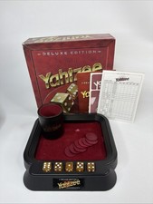 Yahtzee Deluxe Edition Board Game Shake Score Dice 4734 1997 MB 100 Complete