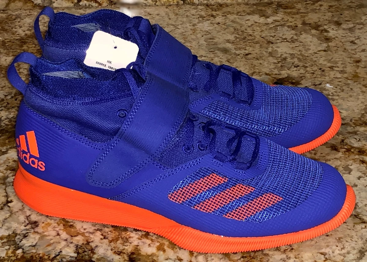 ADIDAS Crazy Power RK‎ Blue Orange Weightlifting Lifting Training Shoes Mens 10 ADIDAS Crazy Power RK Blue Orange Weightlifting Lifting  main image 2