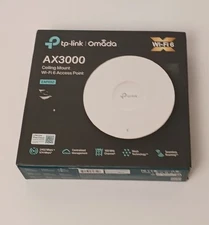 TP-LINK EAP650 AX3000 WiFi 6 Ceiling Mount  Wireless Access Point - White