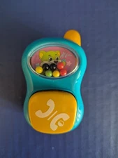 Vtech Alphabet Activity  Replacement Cat Blue Orange Phone Toy Rattle(VERY GOOD)