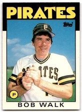 1986 Topps Traded Bob Walk Pittsburgh Pirates #120T