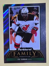 2021-22 Upper Deck Parkhurst Hockey Family Tradition P.K. Subban #FT-8