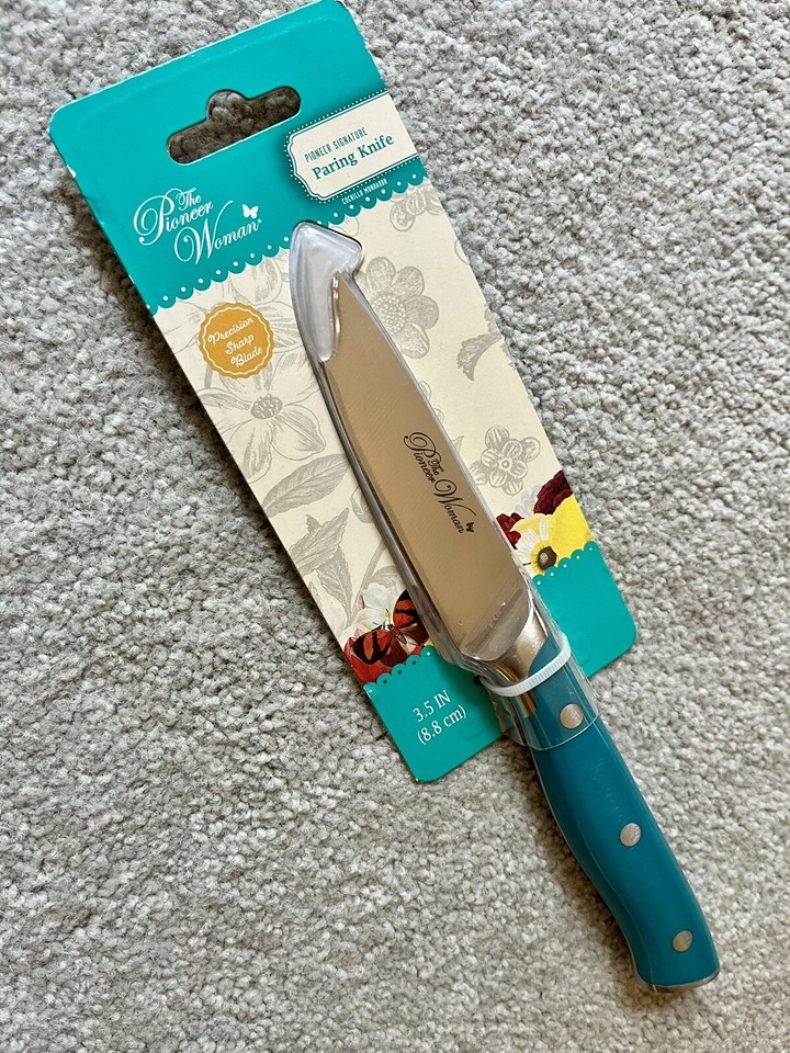 The Pioneer Woman Turquoise Teal Handle Paring Knife New Sealed eBay
