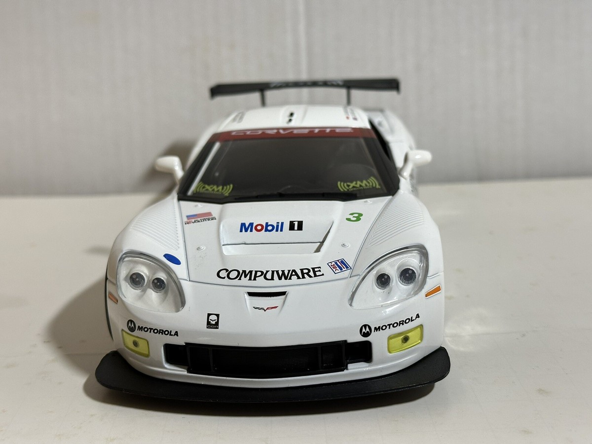 JADA BIGTIME MUSCLE BTM 2005 CHEVROLET CORVETTE C6-R WHITE 1:24