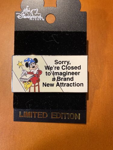 Disney Imagineer a New Attraction Sorcerer Mickey Mouse Pin - Picture 6 of 12
