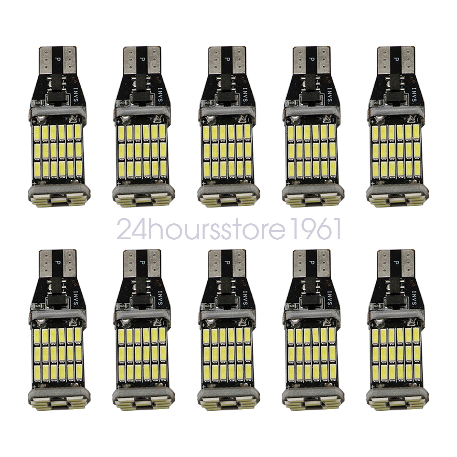 AUXITO T15 LED 921 912 W16W – Lampadine LED Super Bianco 6000K Per Retromarcia E Freno – 2 Pezzi
