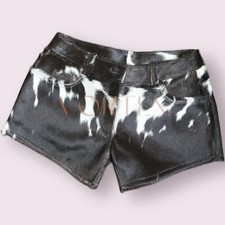 Men's New Natural Leather Shorts Genuine Soft Cowhide Causal Wear Shorts Pant
