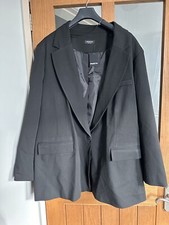 Simply Be. Black Oversized Smart Blazor Size 28 Bnwt