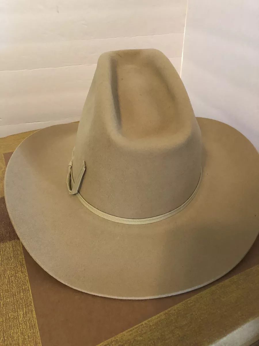 Rare Vintage American Hat Co Cowboy Felt Wool Sz 7 1/4 Made in Texas, USA