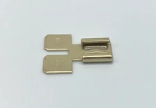 100) Double Male Single Female .250 Quick Disconnect Connector Adapter Terminal