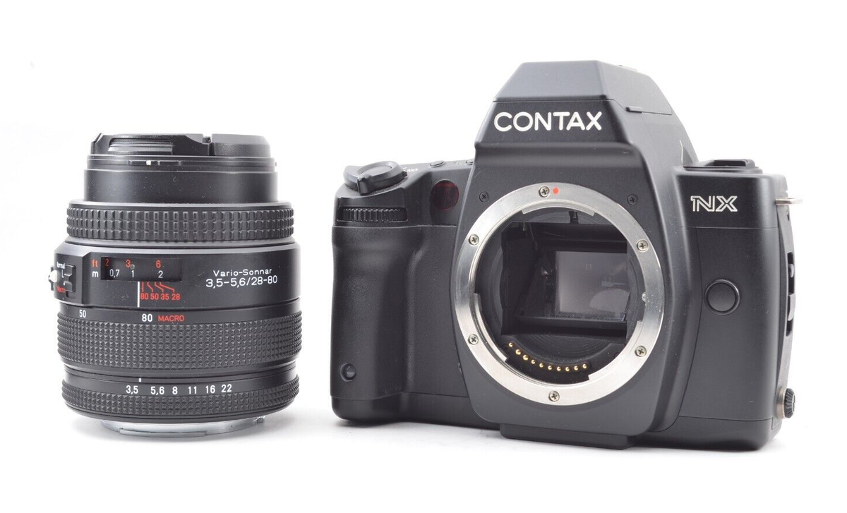 CONTAX NX, 28-80mm f3.5-5.6,三脚付 Mint】CONTAX NX + Carl Zeiss Vario-Sonnar 28-80mm f/3.5-5.6