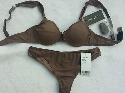 IMPLICITE von SIMONE PERELE BH 85B + String 2 Neon Neu mit Etikett