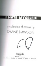 Shane Dawson SIGNED I Hate My Selfie Book COA