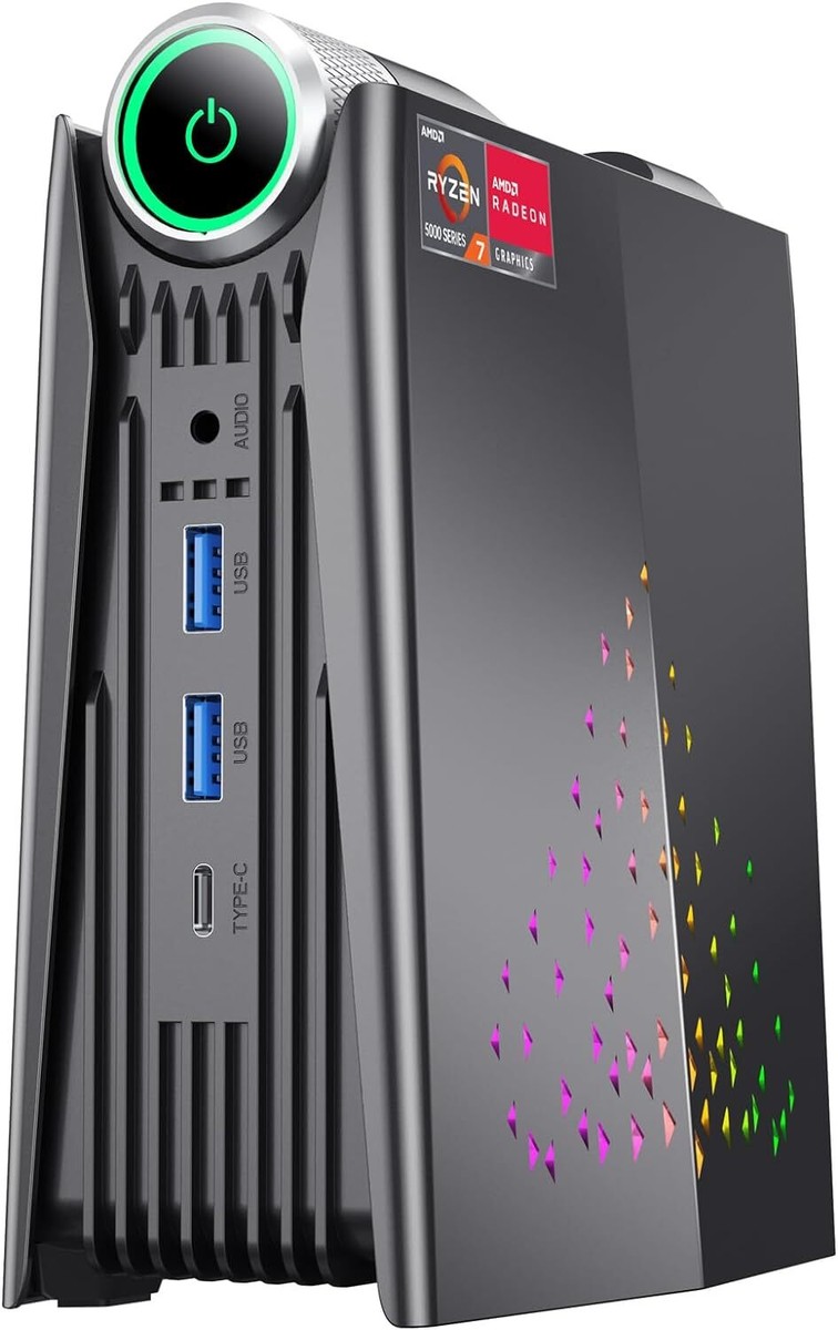 MINI Gaming PC AMD Ryzen 7 5700U 16GB 512GB SSD 4K UHD Micro Computer Windows 11 MINI Gaming PC AMD Ryzen 7 5700U 16GB 512GB SSD 4K UHD Micro Computer Windows 11