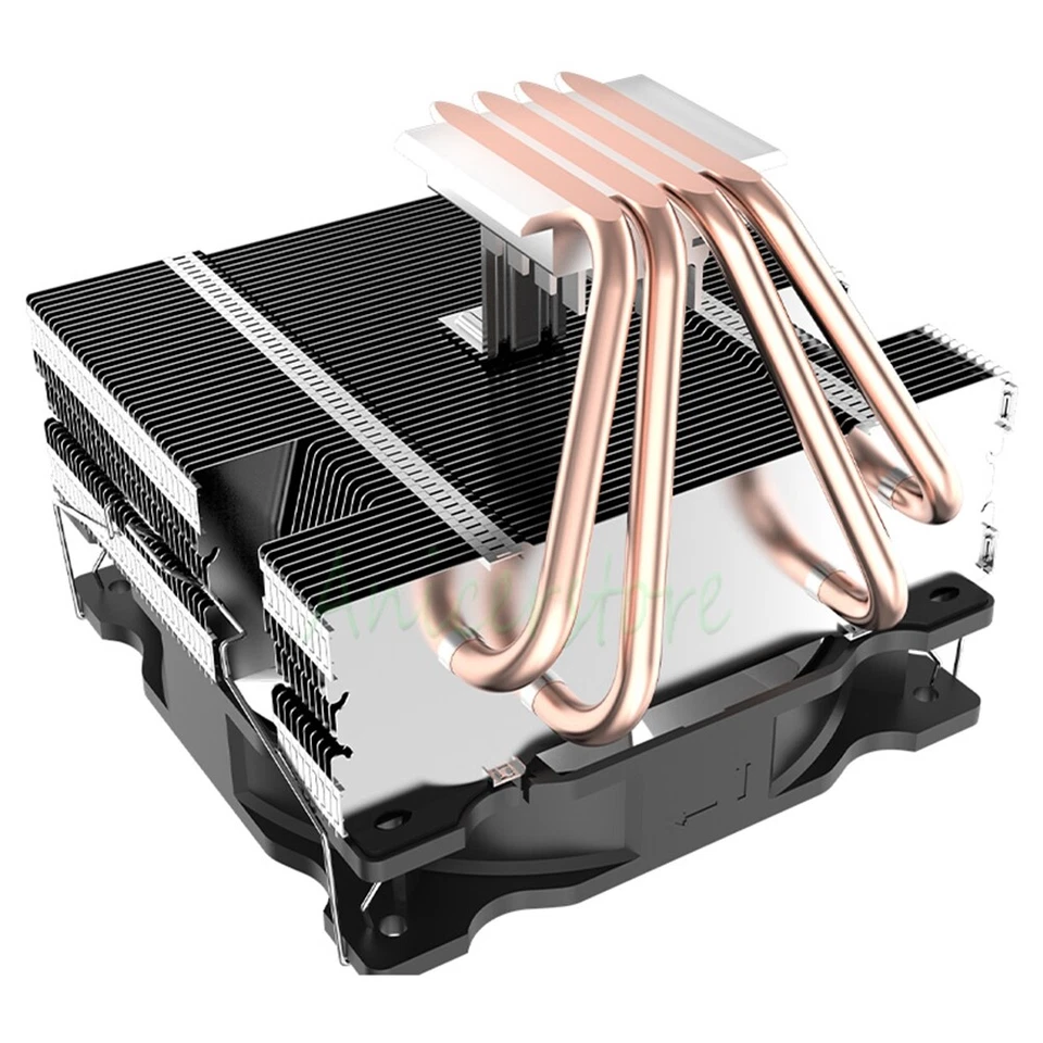 SRGB LED Fan PWM CPU Radiator Heatsink Cooler For Intel AMD 775 115X AM4 FM1 FM2 - Image 2 of 4