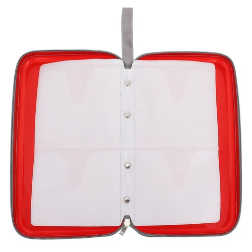 Handheld CD Holder Case 80 Capacity Zipper Storage Bag Accessory for Home Car - Photo 11/12