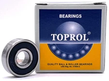 TOPROL 624 RS Bearing, 624 2RS Ball Bearing, 4x13x5, 624-2RS Sealed Bearing