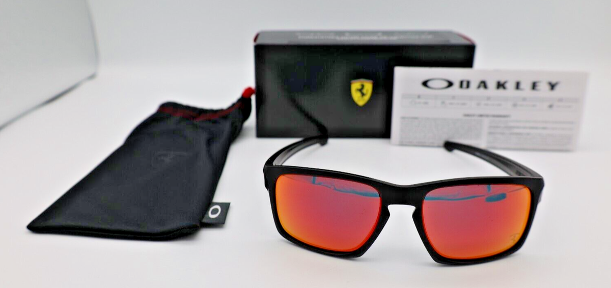 Oakley SLIVER Ferrari Collection Sunglasses OO9262-12 Matte Black