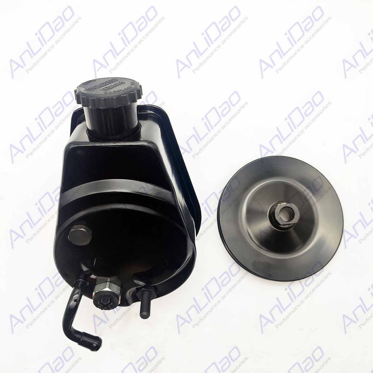 Power Steering Pump With Single Groove Pulley JM2000B - Fits 1966-1976 GM Saginaw Style, 4.1L 5.0L 5.7L Engines