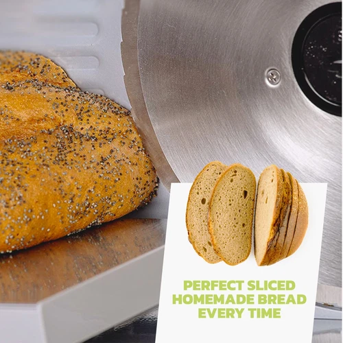 Electric Food Slicer Machine Meat Bread Cheese Vegetable Adjustable Cutter - Picture 8 of 12