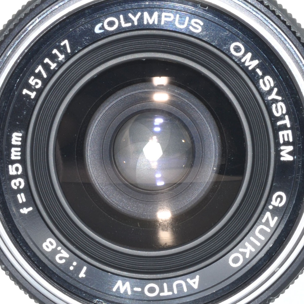 OLYMPUS G.ZUIKO AUTO-W 35mm F2.8 【光学美品】 Olympus G.Zuiko Auto-W 35mm f/2.8 Wide Angle OM Lens from