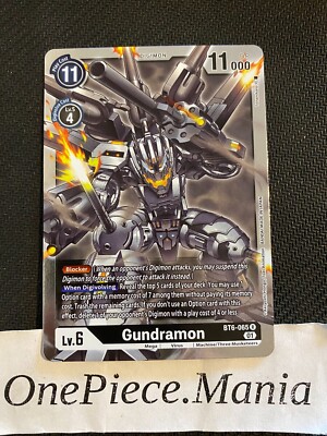 Digimon Card Game Gundramon BT6-065 R