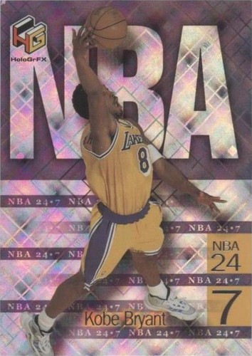 Kobe Bryant 1999 Upper Deck HoloGrFX NBA 24/7 Gold Ausome PSA 9