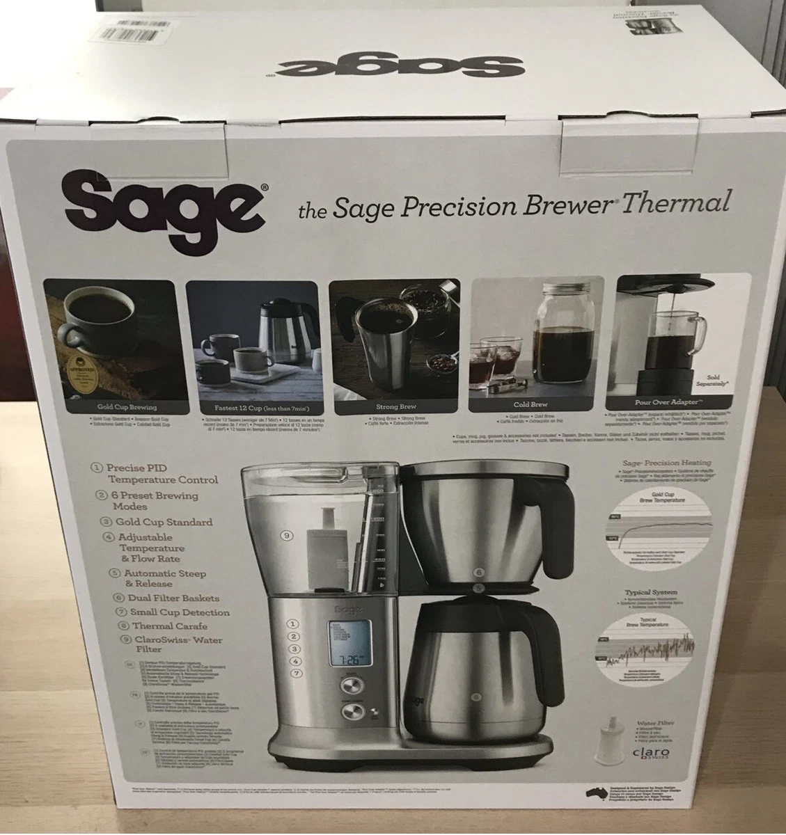 Breville Precision Brewer Thermal Coffee Maker With Pid Temperature