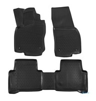 GummifußMatten Gummimatten 3D Passend FüR VW Touran Ab 2015 4 Tlg