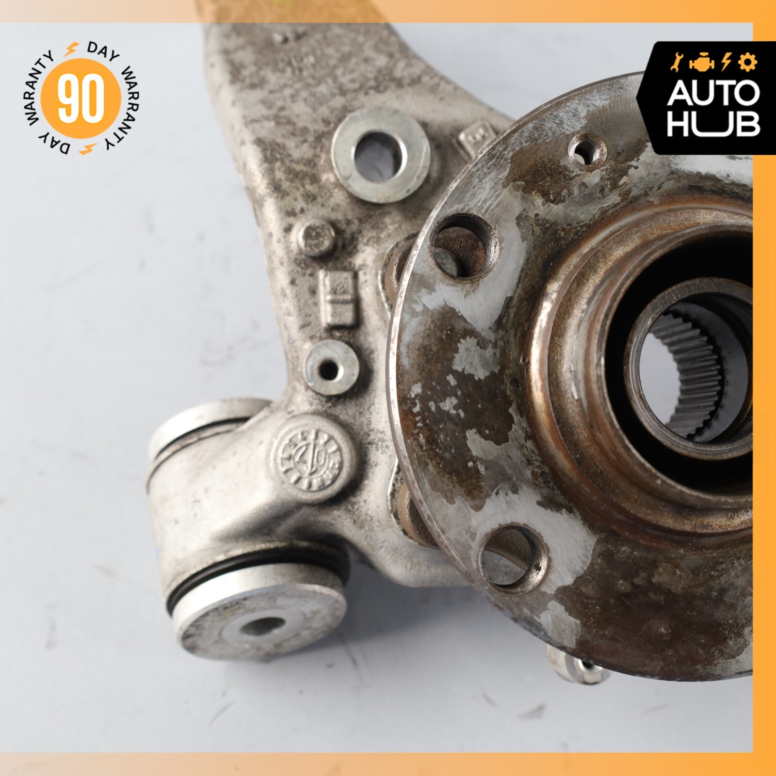 07-11 Bentley Continental GTC Rear Right Side Spindle Knuckle Hub OEM 63k