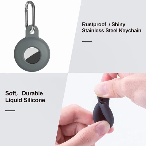 4Pcs Silicone Protective Cover For Airtag 2021 Pet Location Tracker Shell Skins - Zdjęcie 16 z 20
