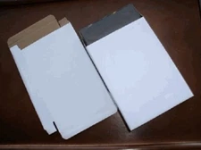 100 NEW MULTI 6/7/8/9/10 DVD CASE STURDY CORRUGATED CARDBOARD WHITE MAILER, JS52