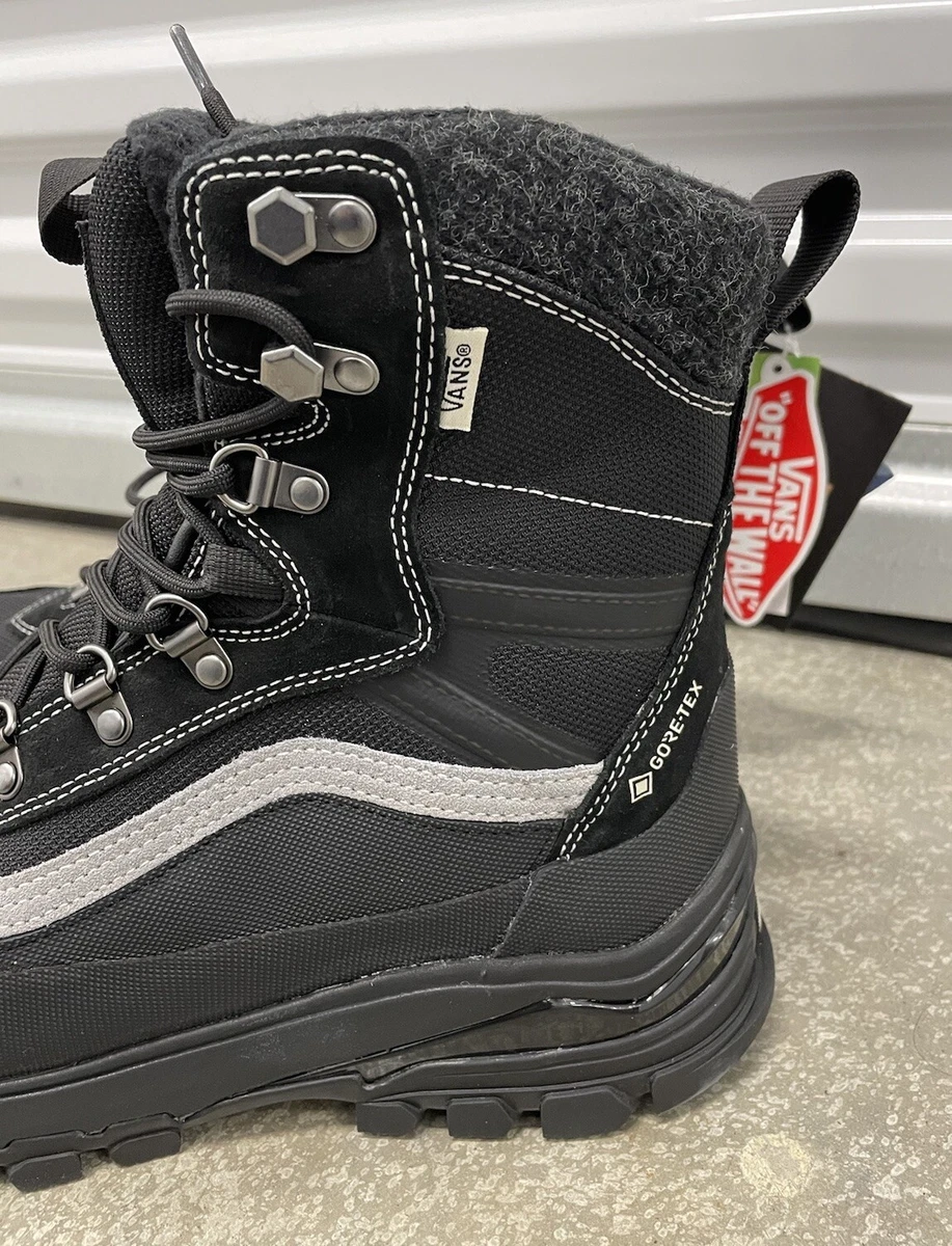 Vans Snow Kicker Gore Tex MTE 3 Men s Black Grey Boots New eBay