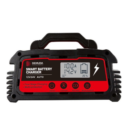 10A 12/24V Car Smart Battery Charger Auto Repair Truck Lead Acid AGM GEL Battery - 第 2/10 張圖片