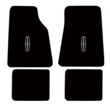 New! 1990-2011 Lincoln Town Car CARPET Floor Mats w Embroidered Logo Pick Color