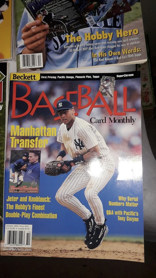 Лот из 10 журналов Beckett о бейсболе и баскетболе: A-Rod, Jeter, Ichiro+++обложки - Изображение 4 из 4