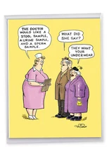 1 Big Funny Birthday Greeting Card - Jumbo Want Underwear Birthday J4760