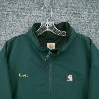 Carhartt J104 Jacket Mens 2XL Green Brett Workshield Vented Carhartt J104 Jacket Mens 2XL Green Brett Workshield Vented
