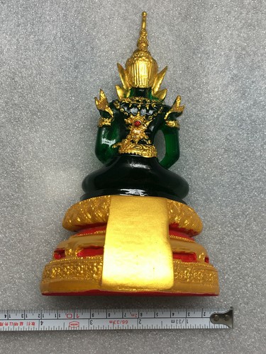 ¡Perfecto! Estatua de Buda de Esmeralda Phra Kaeo Morakot rara amuleto budista tailandés amuleto - Imagen 5 de 5