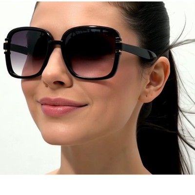 Women Modern glamorous design sunglasses UV400 protection shielding eyes harmful