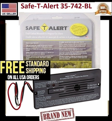#ad MTI Industry Safe T Alert 35 742 BL CO LP Dual Alarm Propane Carbon Monoxide $48.95