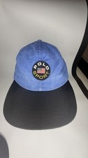 Vintage 90s Polo Sport Ralph Lauren Circle Patch Strapback Hat Blue Black Visor Vintage 90s Polo Sport Ralph Lauren Circle Patch Strapback Hat Blue Black Visor