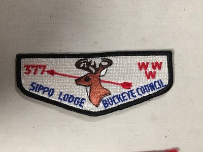 Sippo OA Lodge 377 fully embroidered Flap BSA Patch