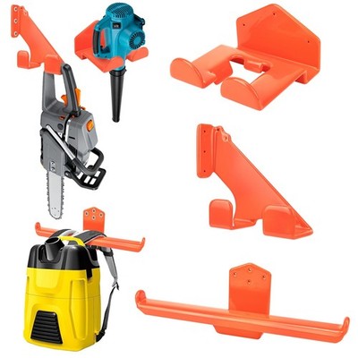 3-in-1 Heavy Duty Garage Tool Organizer, 3-Piece Wall Mount Chainsaw Holder, ...