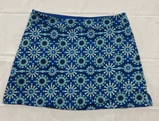 Tranquility By Colorado Clothing Women’s Skort Ocean Flower Print Size Large